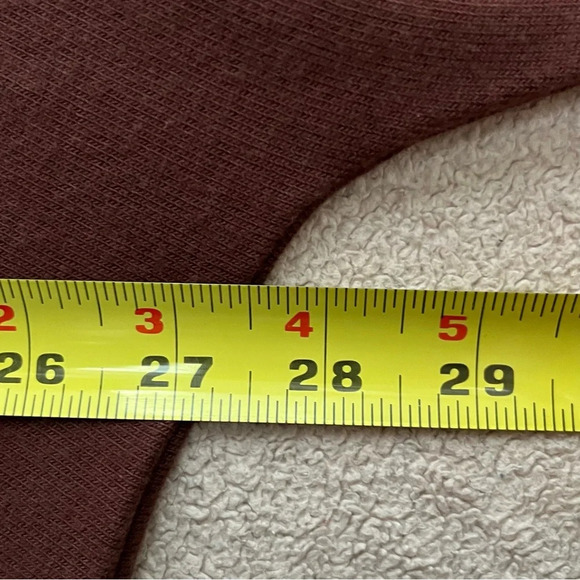 Michael Stars Emmy Hooded Sweatshirt-Hoodie Pullover-Women’s 2X-Maroon-Burgundy - Picture 13 of 15